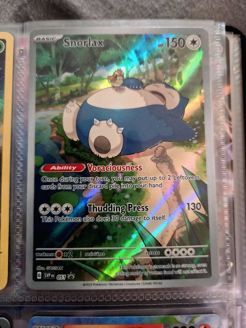 Pokemon Snorlax Promo - Near Mint